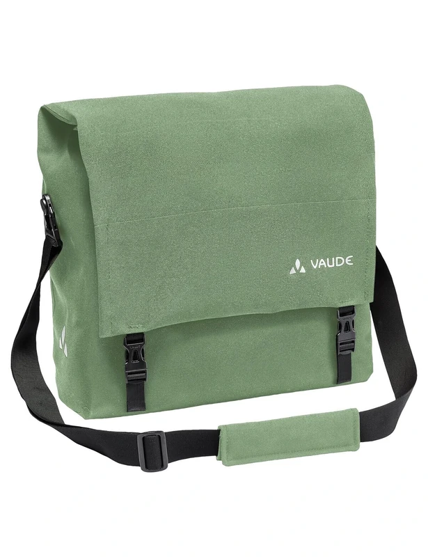 VAUDE Augsburg IV 14L Green Stylish Business Bicycle Bag 100% Waterproof Rear Pannier Rack Bag Easy Attachment Made in Germany