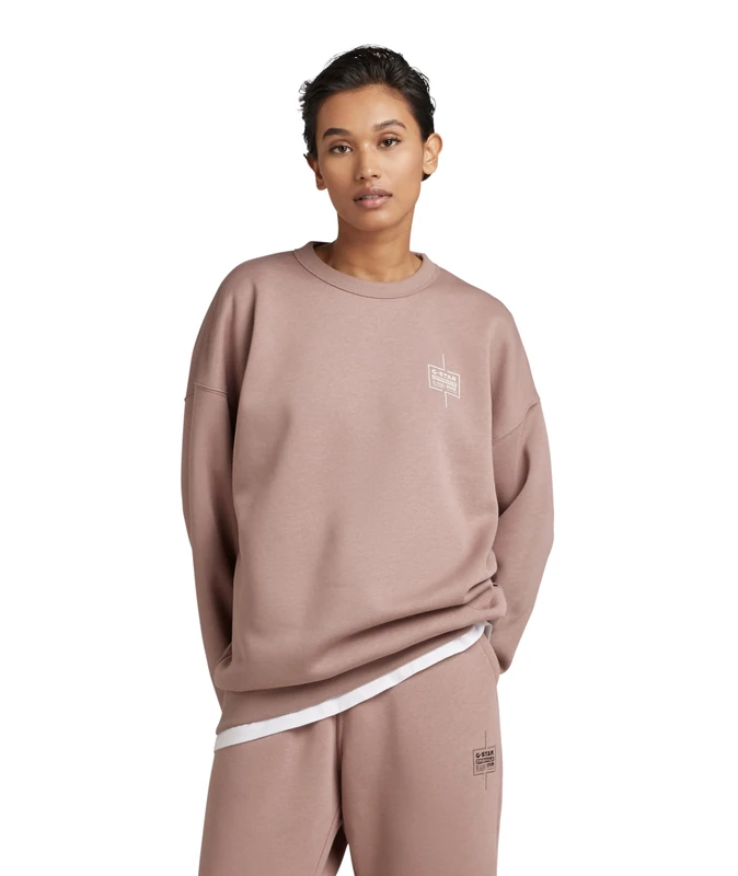 G-Star Men's Unisex Core Loose Sweater, Brown (chocolate berry D23223-C235-B113), XL