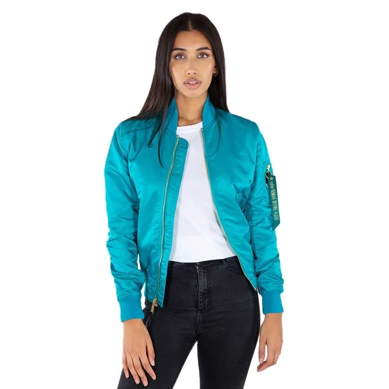 Alpha Industries Women's MA-1 VF LW Blue Lagoon XS