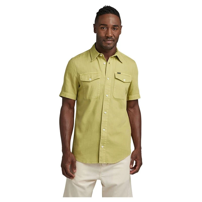 G-Star Men's Marine Slim Shirt , Green (leek green gd D19751-7647-D854), XL
