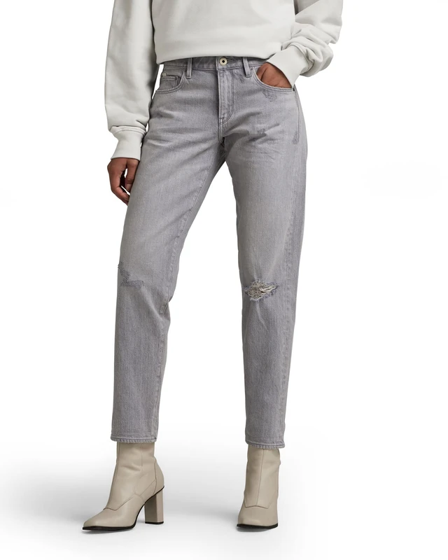 G-Star Women's Kate Boyfriend fit Jeans, Grey (sun faded ripped skyrocket D15264-D324-D901), 28W / 28L - Image 1