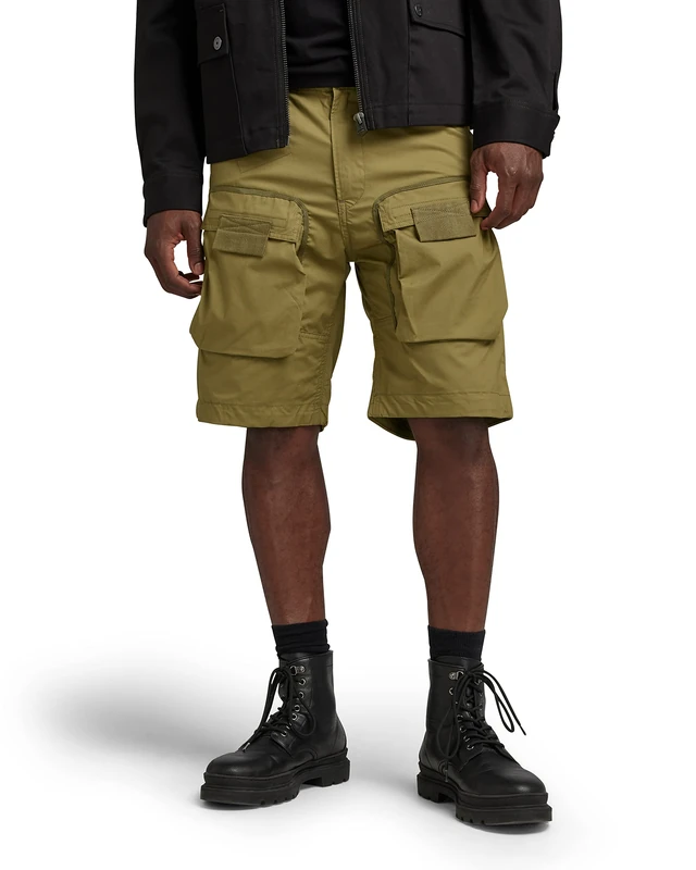 G-Star Men's 3D Regular Cargo Shorts, Green (smoke olive D22948-D308-B212), 31