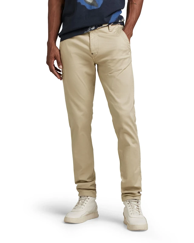 G-Star Men's Skinny Chino 2.0, Beige (spray green D21974-C105-D606), 40W / 34L