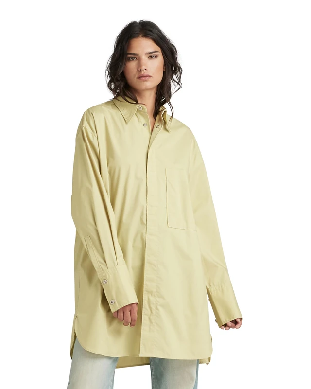 G-Star Women's Oversized Boyfriend Shirt , Green (leek green D22492-D308-D613), M