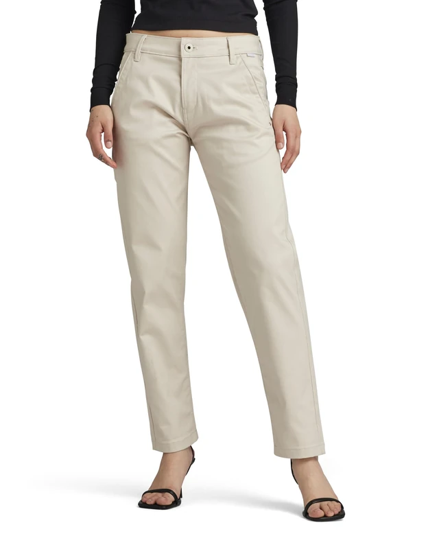 G-Star Women's Kate Boyfriend Chino , Beige (whitebait D22539-C072-1603), 24W / 30L - Image 1