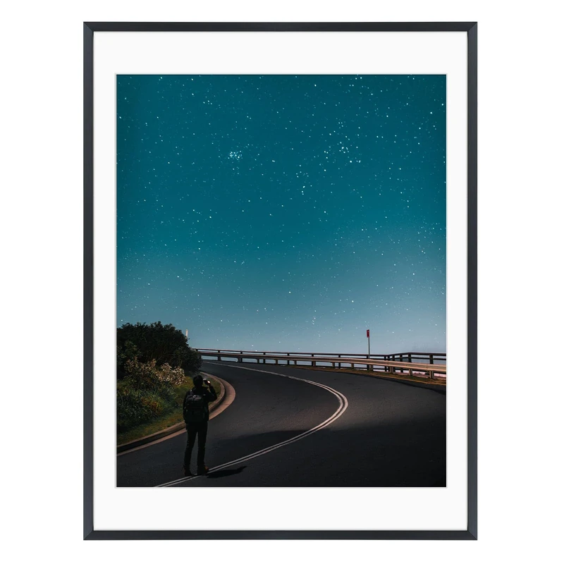 Frametory, 18x24 Aluminum Picture Frame - 18 x 24 Black Frame with Removable Mat for 16 x 20 Photo - 24 by 18 Durable Metal Frame with Real Glass - Sawtooth Hanger for Easy Wall Display - 1 Pack