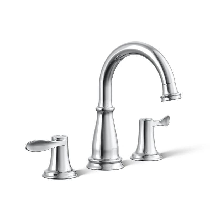 Kohler 27380-4-CP BELLERA® Widespread Bathroom Sink Faucet, 1.2 GPM, Polished Chrome
