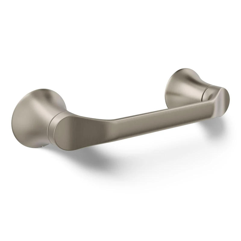KOHLER 27397-BN Simplice Pivoting Toilet Paper Holder, Wall-Mounted Toilet Roll Holder, Vibrant Brushed Nickel