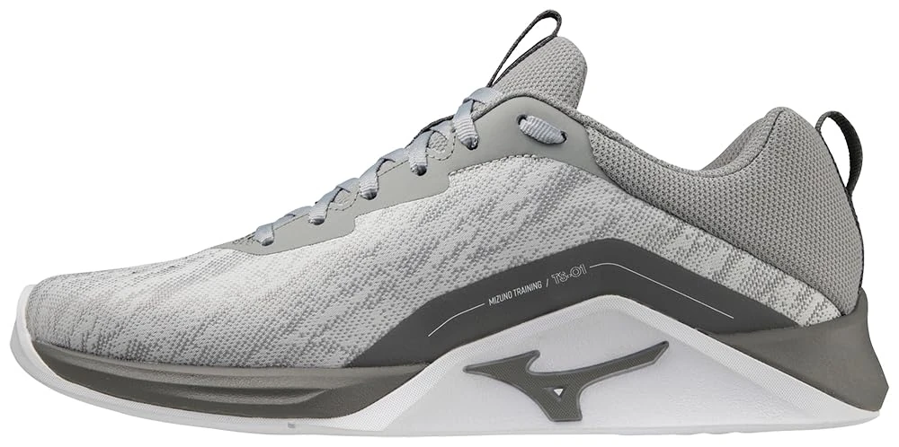 Mizuno Men's Ts-01 Cross Trainer, Grey-white, 6.5 UK