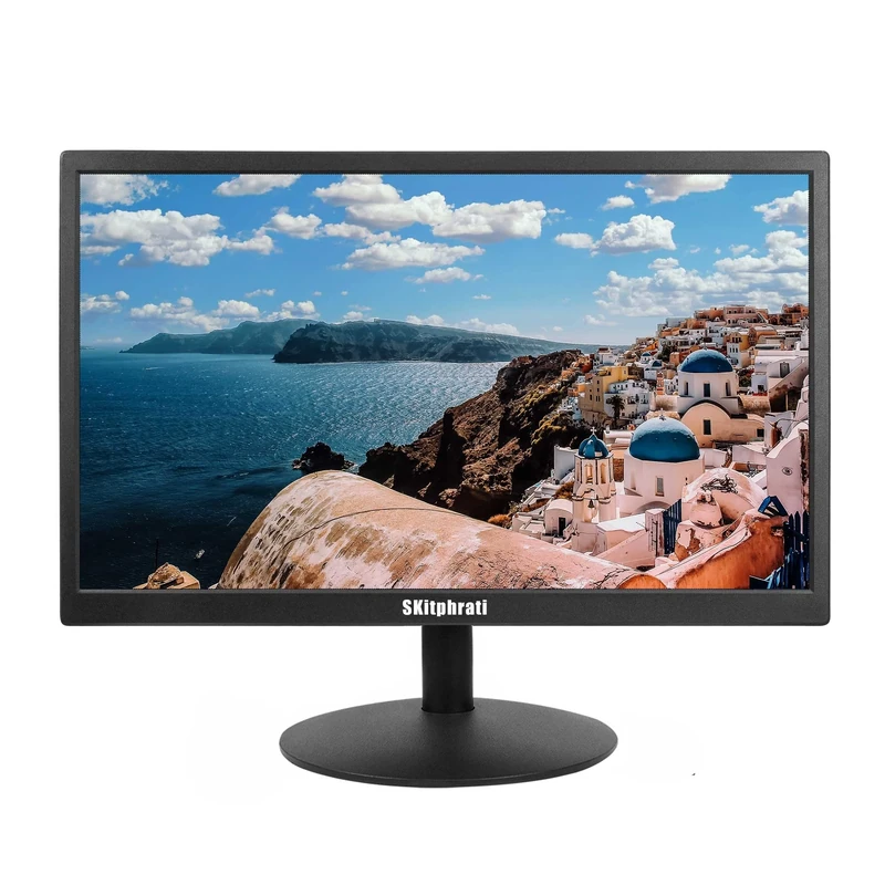 SKitphrati 17 Inch Monitor 1440x900 LED Screen with HDMI VGA Ports, PC Monitor for Computer Laptop Xbox and Ras Pi (75HZ, 5Ms, 16:10, TN Panel, VESA,Viewing Angle 95°)