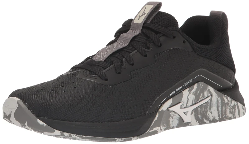 Mizuno Men's Ts-01 Cross Trainer, Black/White, 10 UK