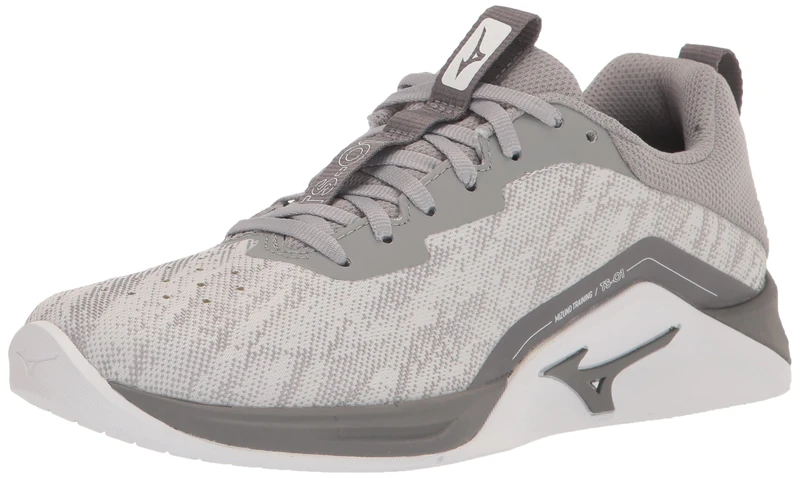Mizuno Women's Ts-01 Cross Trainer, Grey-White, 9