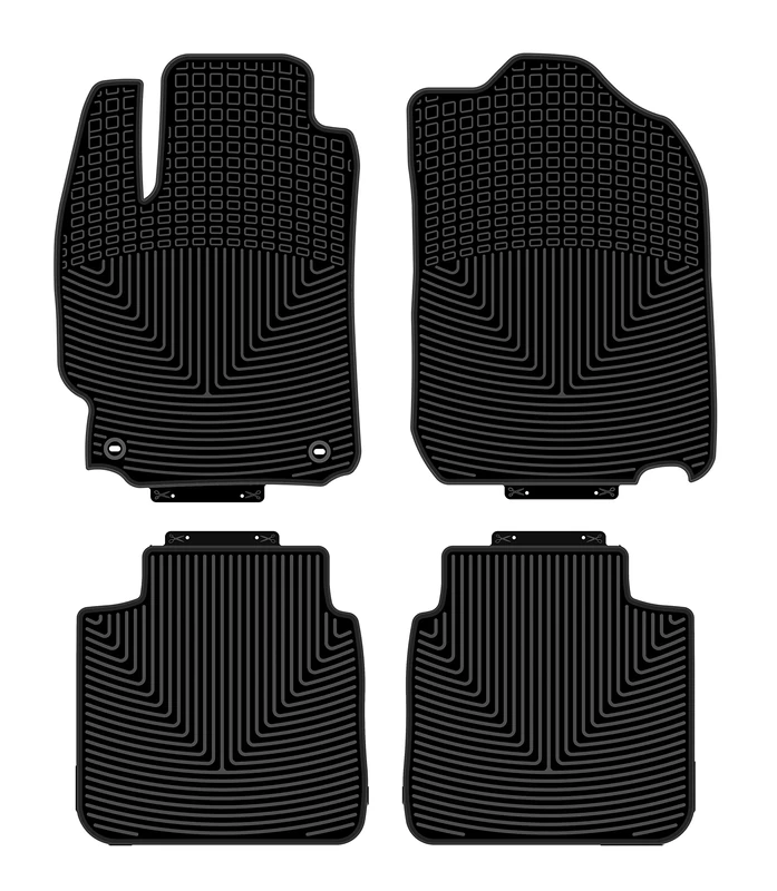 Fits 2012-2017 Toyota Camry Floor Mats Front & 2nd Row Seat Liner Set 3D Custom Fit All-Weather Full Set Liners, Black