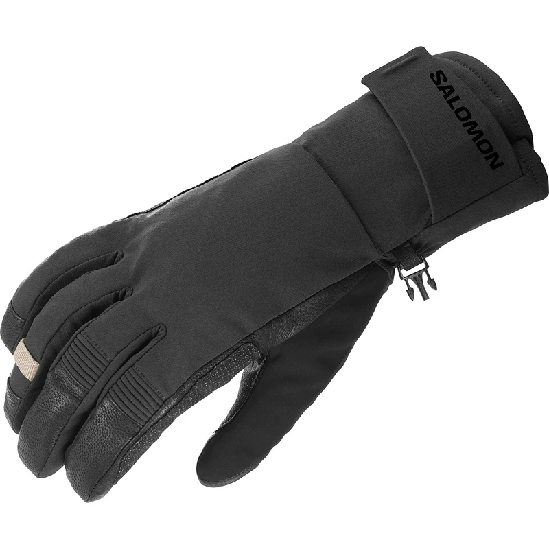 Salomon Qst Gore-Tex Unisex Waterproof Gloves Ski Snowboarding Hiking, Weather protection, Durable wear, and Lasting warmth, Black, XS