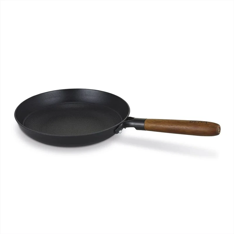 Guoml 15227244 Pan, Steel, Black