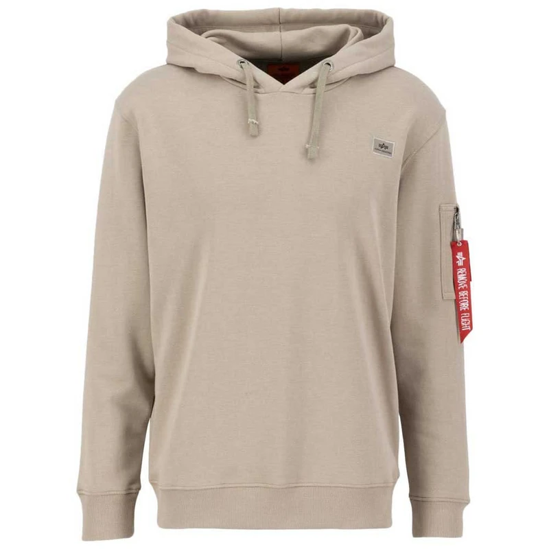 Alpha Industries X-Fit Hoody Hooded Sweat for Men Vintage Sand