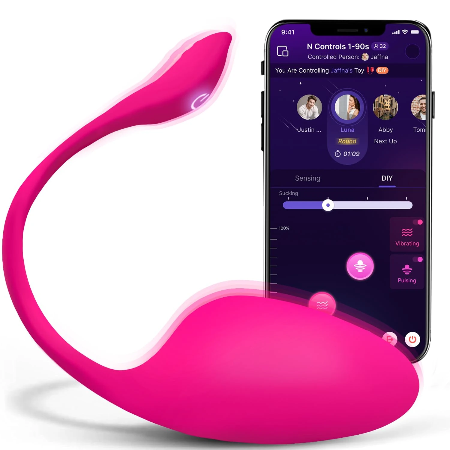 Upgraded Powerful Wearable Vibrator – AI Sync Smart Egg Vibabrator with APP Remote Control & 9 Vibrating Modes, Silent Sex Toys for Women Clitoral Stimulator, Waterproof Couples Bullet Vibrators