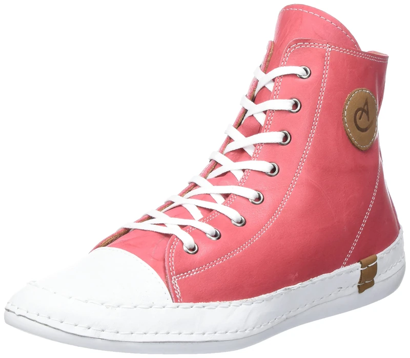 Andrea Conti Women's Trainers Sneaker, Coral, 4 UK