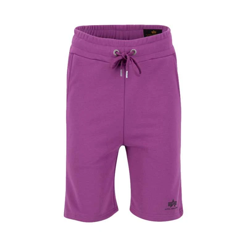 Alpha Basic Short Sl Pants, Dark Magenta, XS