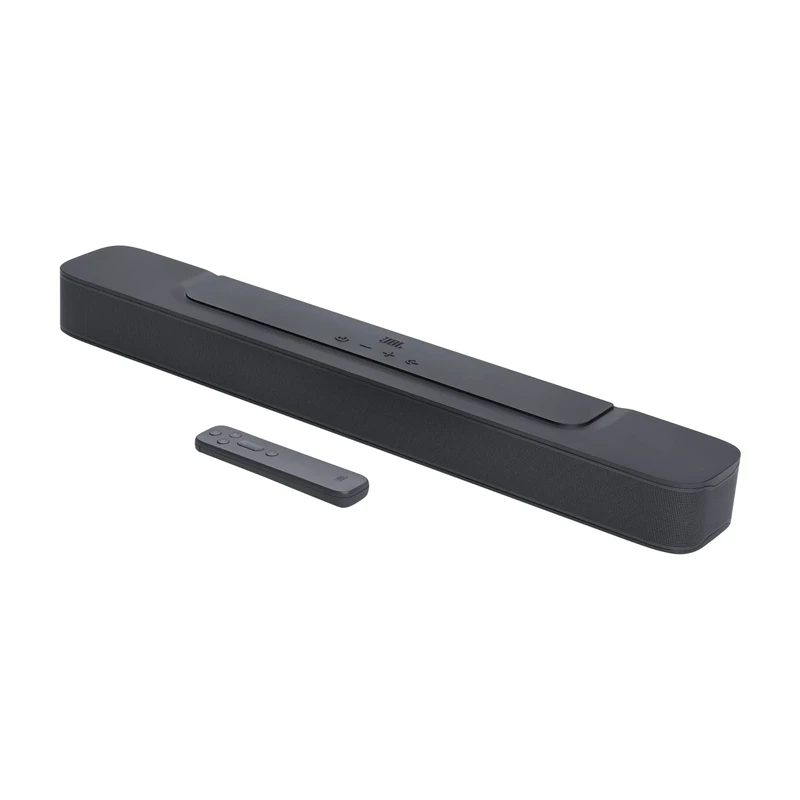 JBL SoundBar 2.0 All In One MK2, Television Speaker for Home Entertainment Sound System, Sleek and Compact Design Surround Sound, in Black, EU Plug (Type C)