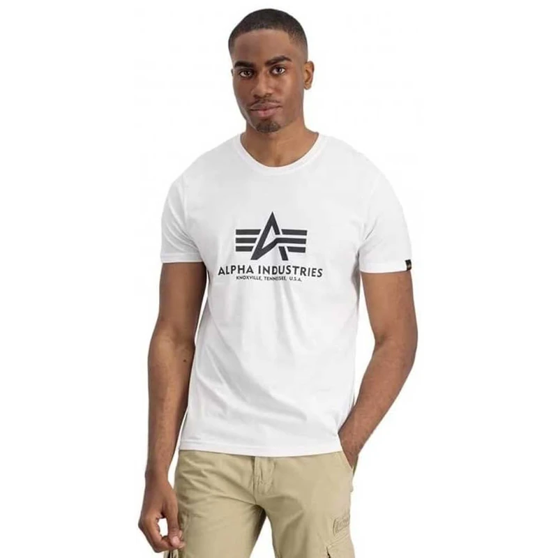 Alpha Industries Basic T 2 Pack T-Shirt for Men White