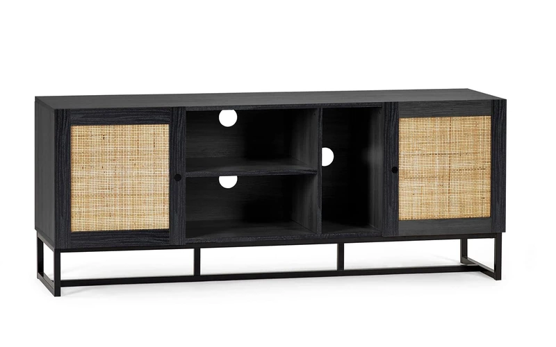 Julian Bowen Padstow Tv Unit - Black Units