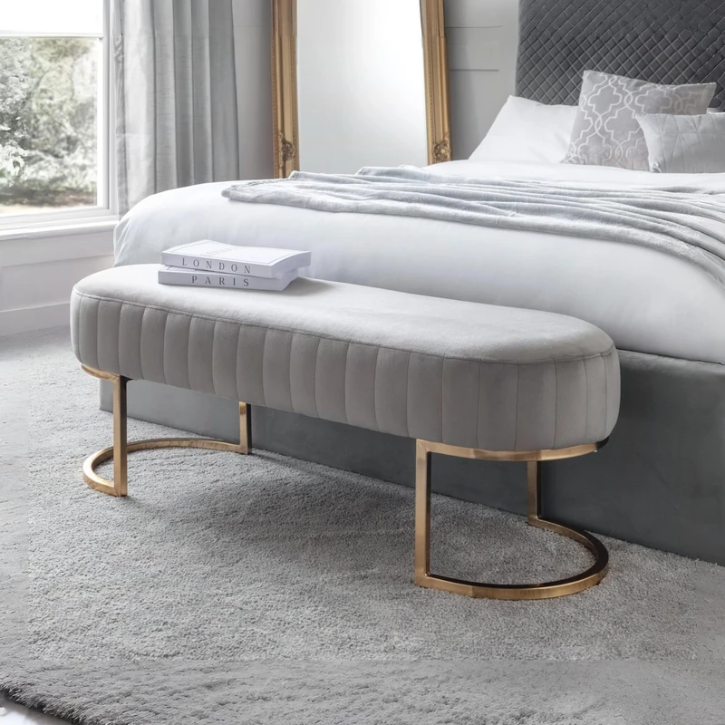 Julian Bowen Harrogate Bench, Grey