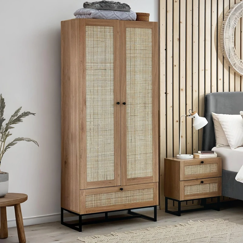 Julian Bowen Padstow Wardrobe-Oak, One Size