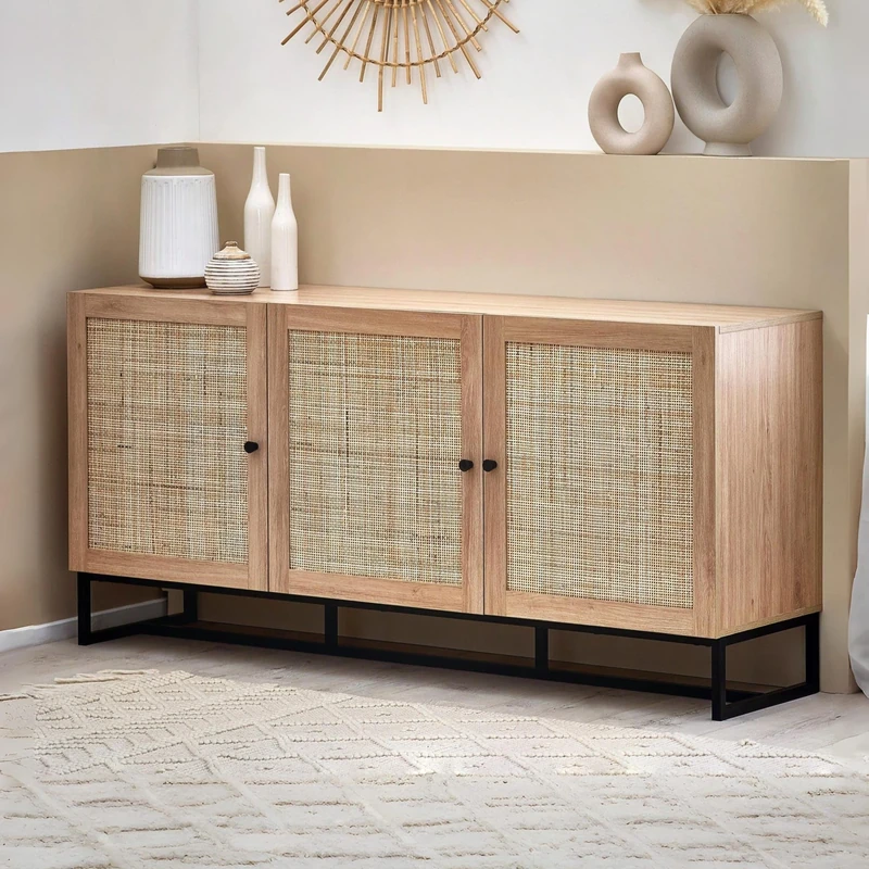Julian Bowen Padstow Sideboard-Oak, One Size