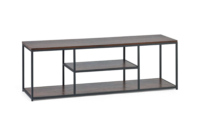 Julian Bowen Tribeca Tv Unit, Walnut Effect/Black