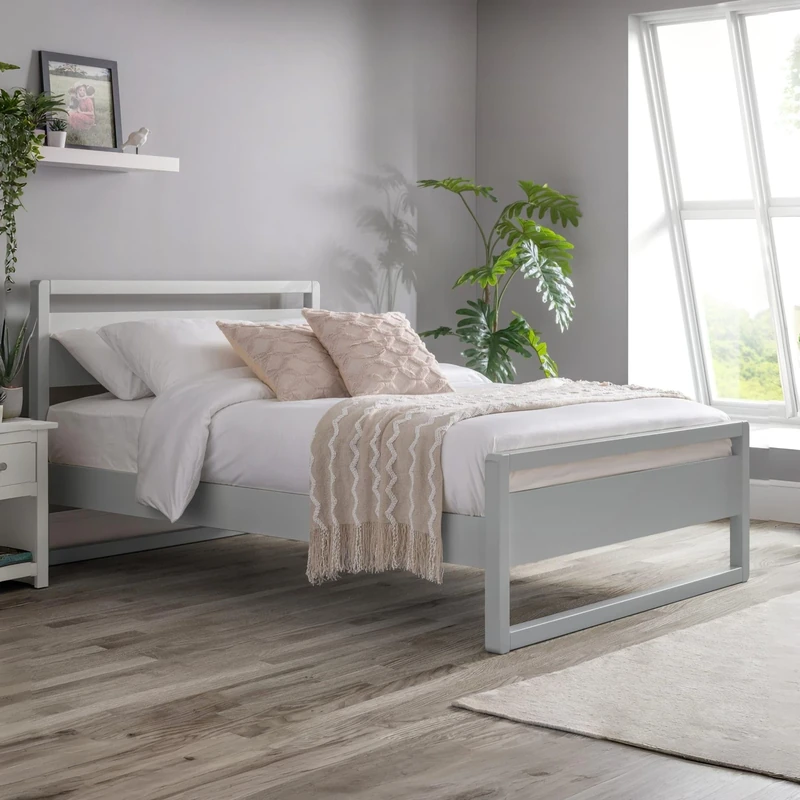 Julian Bowen Venice Bed 135Cm - Dove Grey