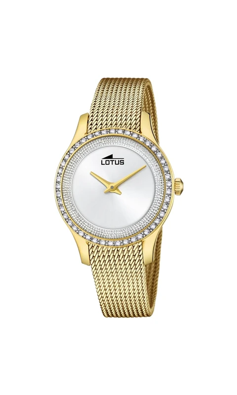 Lotus Bliss 18827/1 Women's Fashion Watch in Gold with Stainless Steel Strap, Case Diameter: 31.5 mm, Gold, Modern