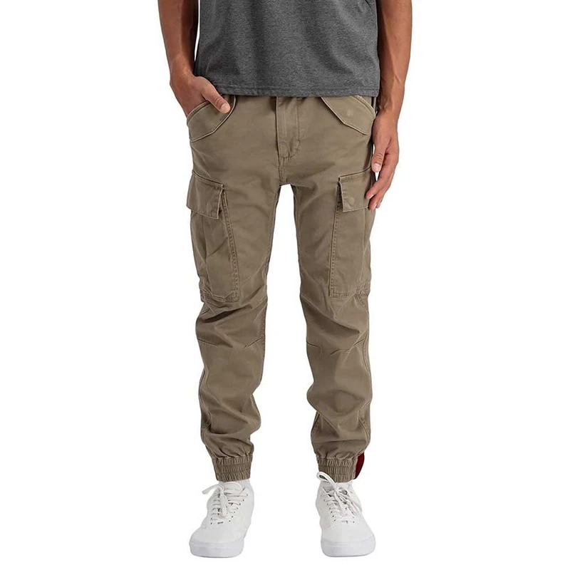 Alpha Industries Mens Airman Casual Trousers Pants, Taupe, 34 UK