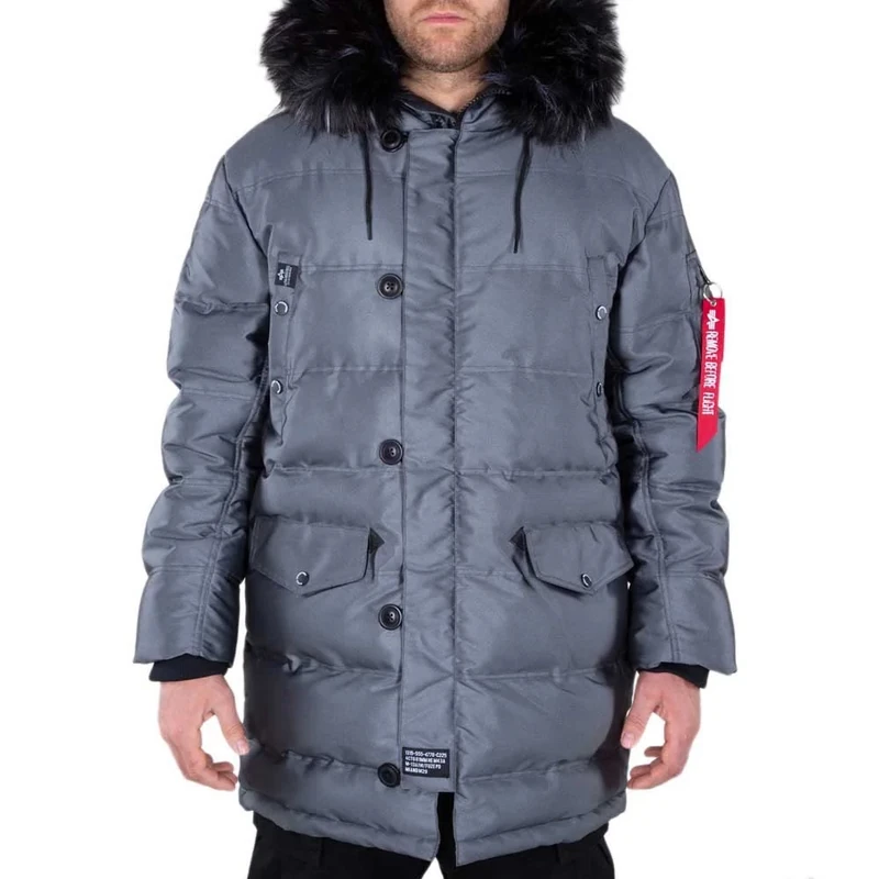 Alpha Industries Men's N3B Puffer FD Winter Jacket, Titan, L