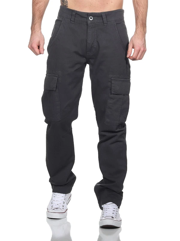 Alpha Industries Agent Mens Casual Trousers Vintage Grey