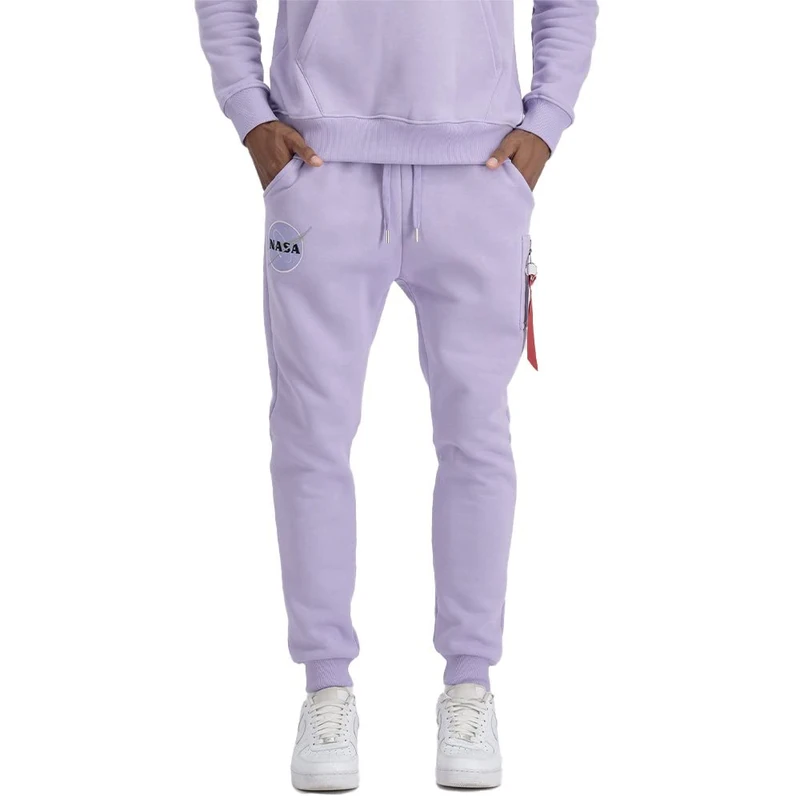 Alpha Industries NASA Cargo Sweat Jogger Mens Sweatpants Pale Violet