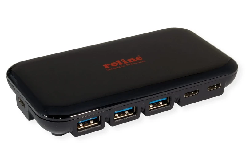 ROLINE USB 3.2 Gen 2 hub, 7-way (3X type C + 4X type A)