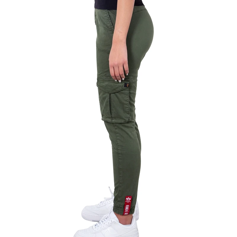 Alpha Industries Field Casual Trousers for Women Dark Olive