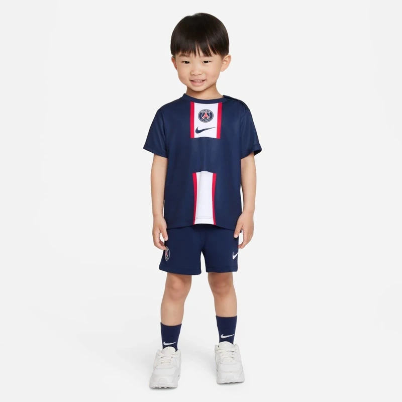 Paris Saint-Germain FC DJ7917 Season 2022/23 Official Baby Set Men's Midnight Navy/White/Midnight Navy 24-36