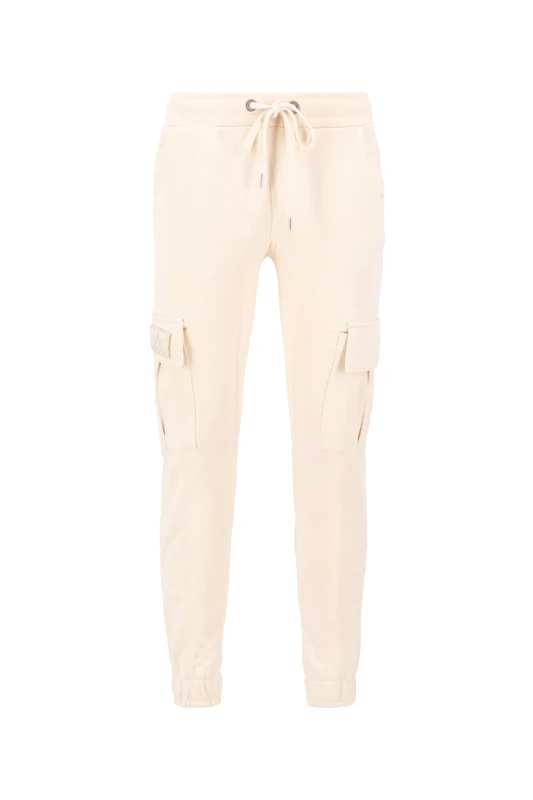 Alpha Industries Terry Jogger Mens Sweatpants Jet Stream White