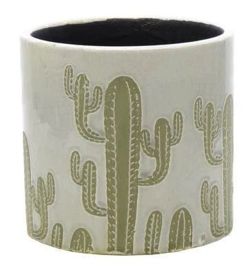 House Plant Pot, Ceramic, Green, 25x24cm