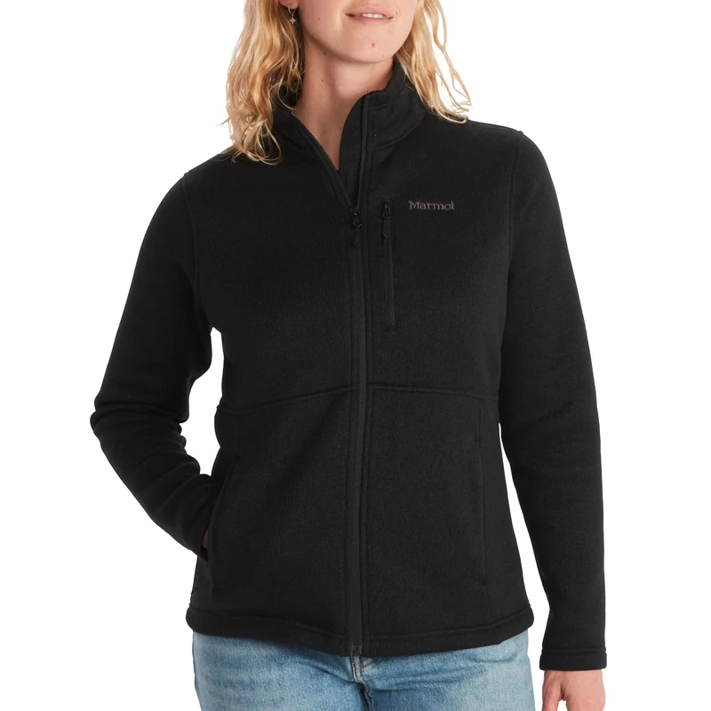 Marmot Women Drop Line Jacket, Warm Fleece Jacket, Full Zip Jacket, Breathable, Wind Resistant Body Warmer