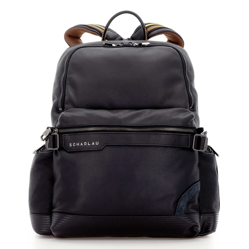 SCHARLAU Men's Wuxor Backpack (Pack of 1), black, M, Business
