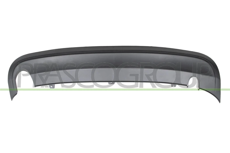 Spoiler rear bumper, black