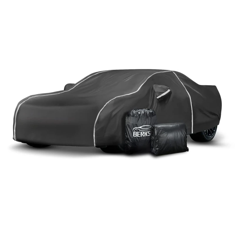 Waterproof Car Cover Compatible for Chevy Camaro 2010-2024 All Weather 6 Layers Full Car Cover with Storage Bag
