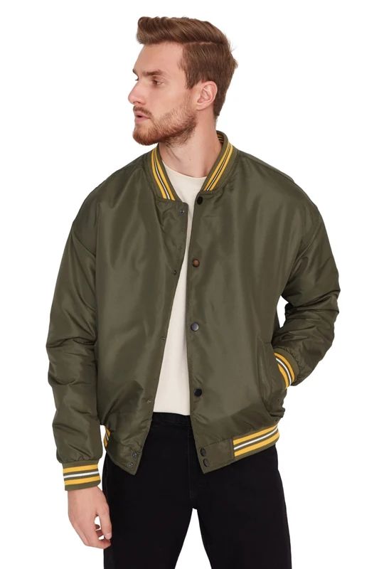 Trendyol Winter Jacket - Khaki - Bomber Jackets