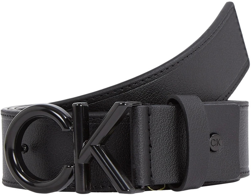 Calvin Klein Men's Leather Belt, Black (Ck Black), 39,4 inches
