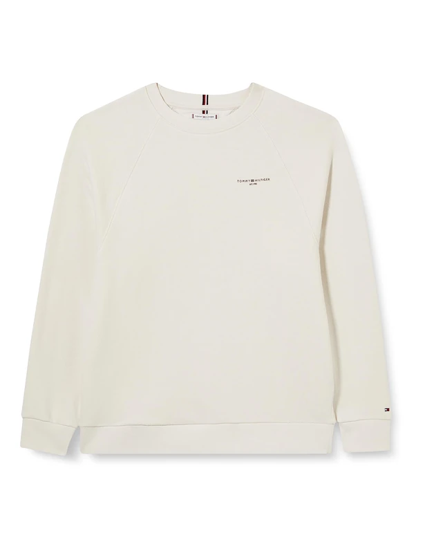 Tommy Hilfiger Women's Sweatshirt no Hood, Beige (Weathered White), 46 - Image 1