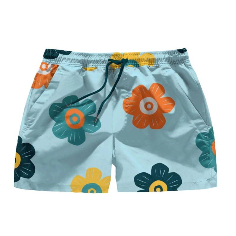Averie Men's Manzur Board Shorts, White, XS