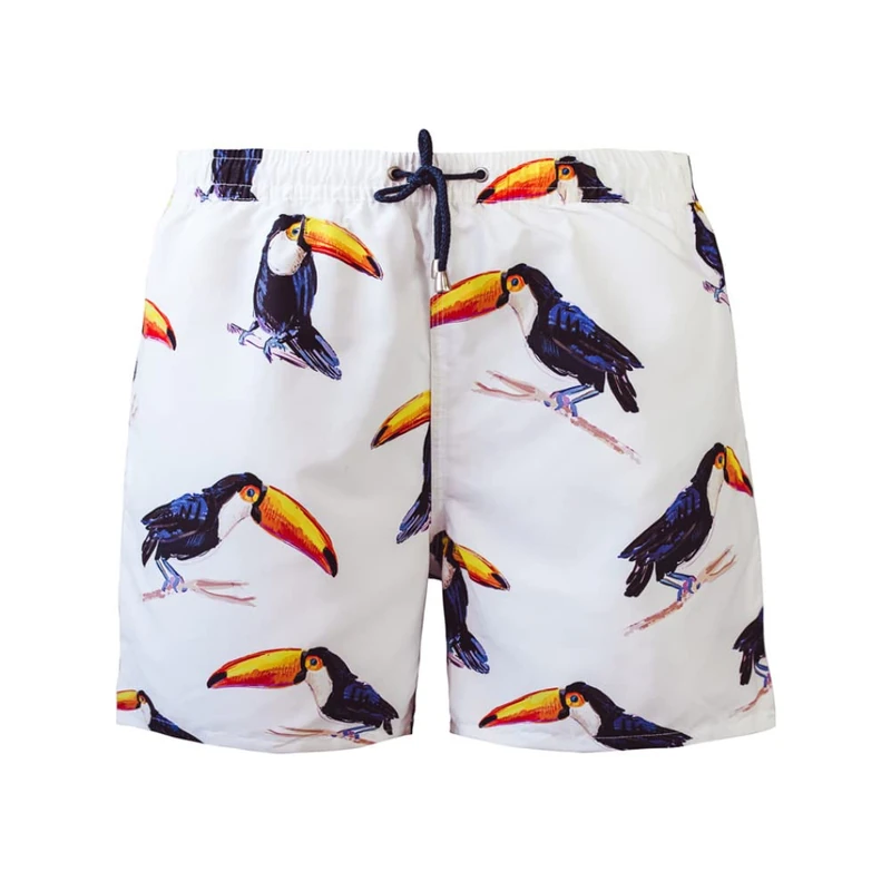 Averie Men's Jules Board Shorts, Weiß, S